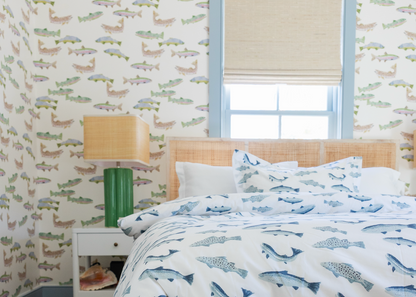 Tight Lines in Cream Wallpaper