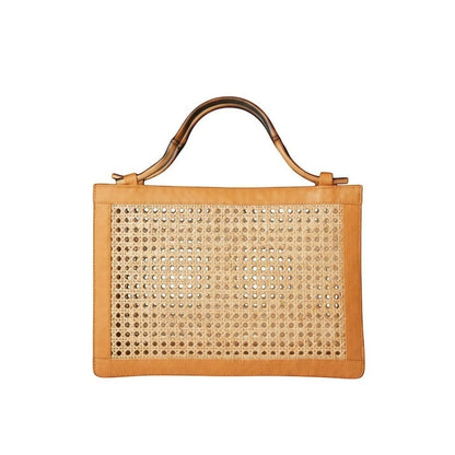 The Reece Wicker Cane Handbag