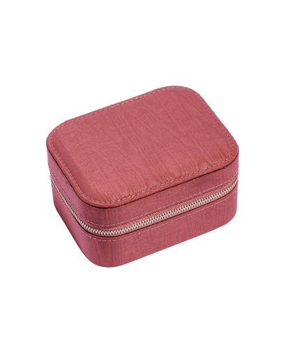 Jewelry Travel Case in Dusty Rose