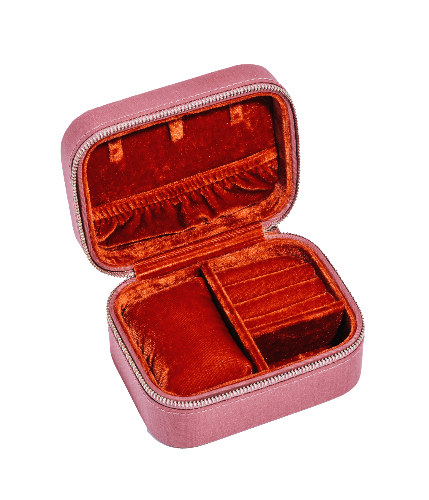 Jewelry Travel Case in Dusty Rose