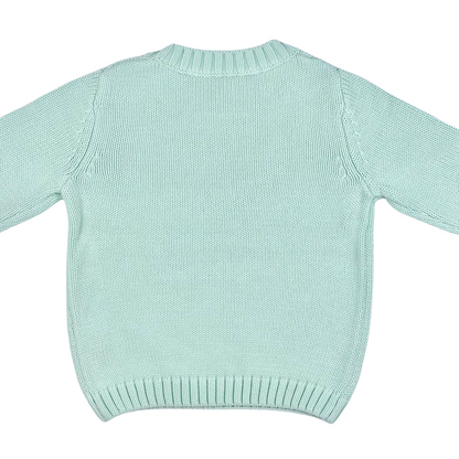 Children's Kiawah River Cotton Sweater - Sky