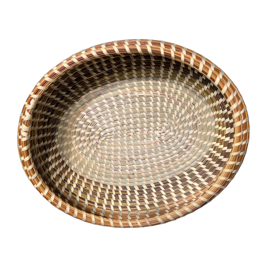 Oval Gullah Bread Basket bowl shaped made in Charleston South Carolina Southern Lowcountry Living Essential