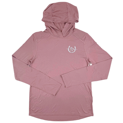 Women's Spoonbill Bamboo Shade Hoodie - Fig