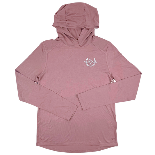 Women's Spoonbill Bamboo Shade Hoodie - Fig