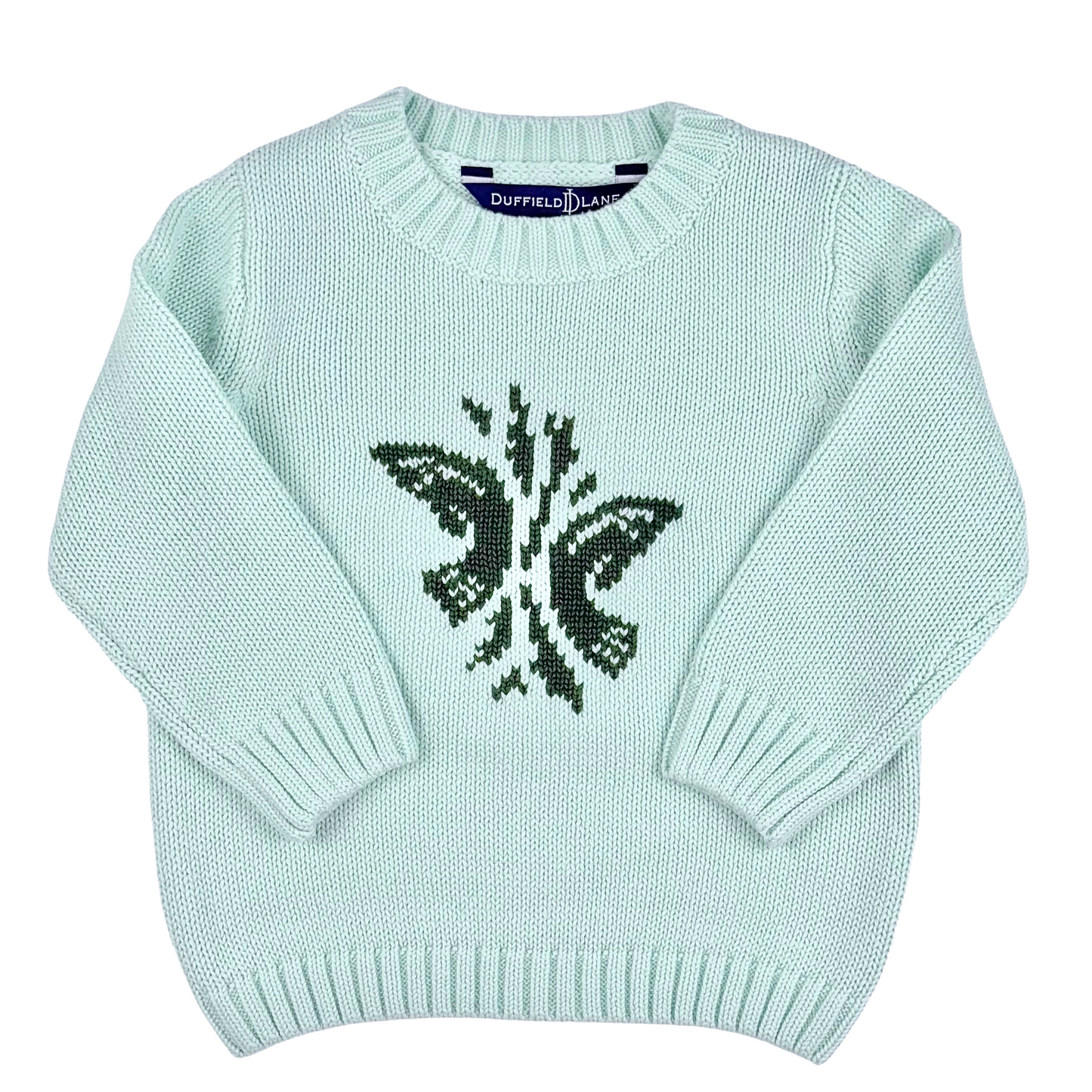 Children's Kiawah River Cotton Sweater - Sky