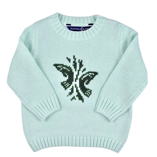 Children's Kiawah River Cotton Sweater - Sky