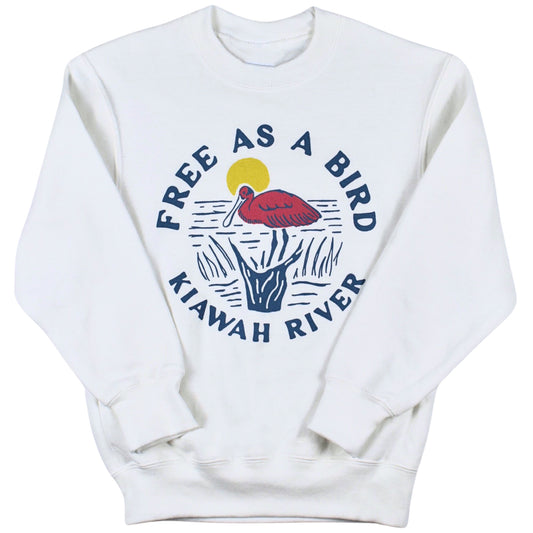 Children's Free As a Bird Sweatshirt - White
