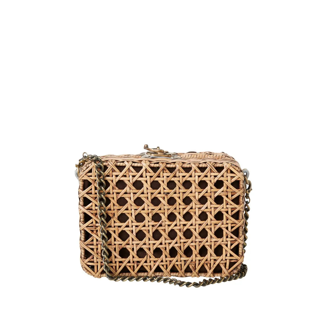 The Waverly Wicker Cane Handbag