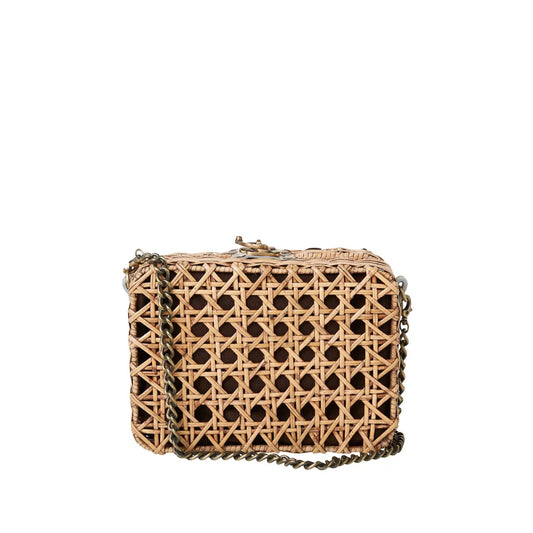The Waverly Wicker Cane Handbag