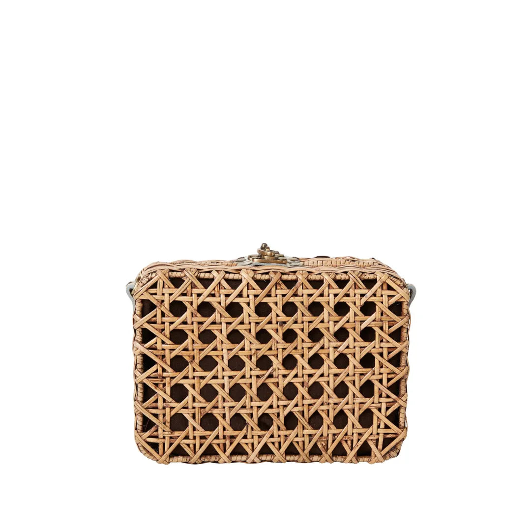 The Waverly Wicker Cane Handbag
