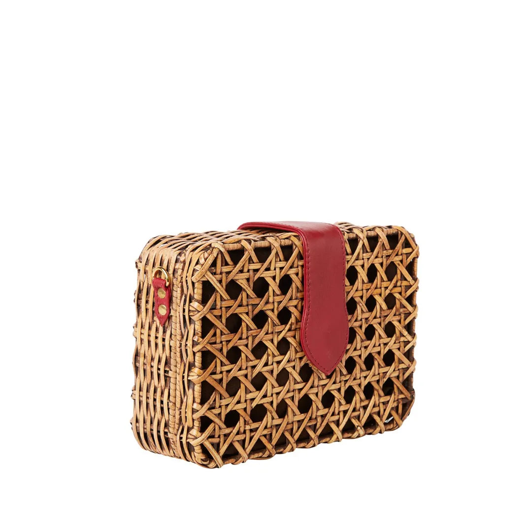 The Waverly Wicker Cane Handbag