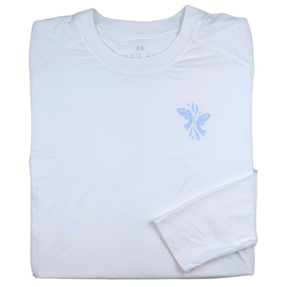 Women's Kiawah River Bamboo Shade Long Sleeve Tee - White