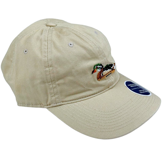 Wood Duck Decoy Hat - Stone