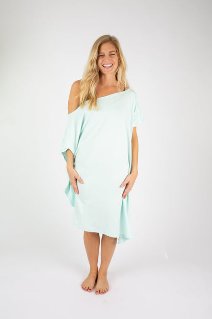 Sea Glass Green Mini Coastal Caftan
