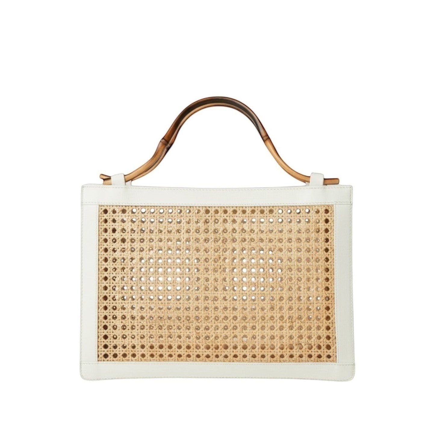 The Reece Wicker Cane Handbag