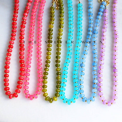 Mojave Stone Candy Beaded Necklace