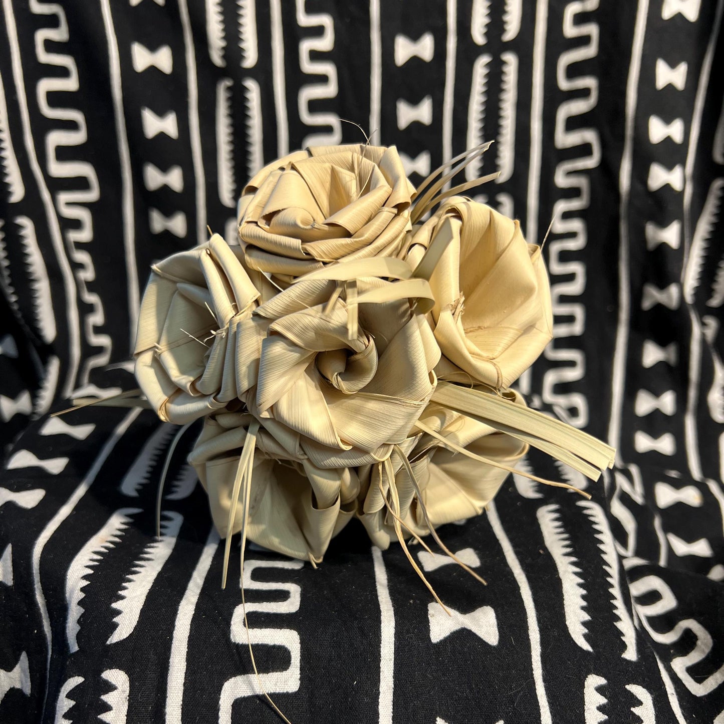 Dried Palmetto Roses  Bouquet of six (6) Charleston Roses Sweetgrass Roses Forever Roses