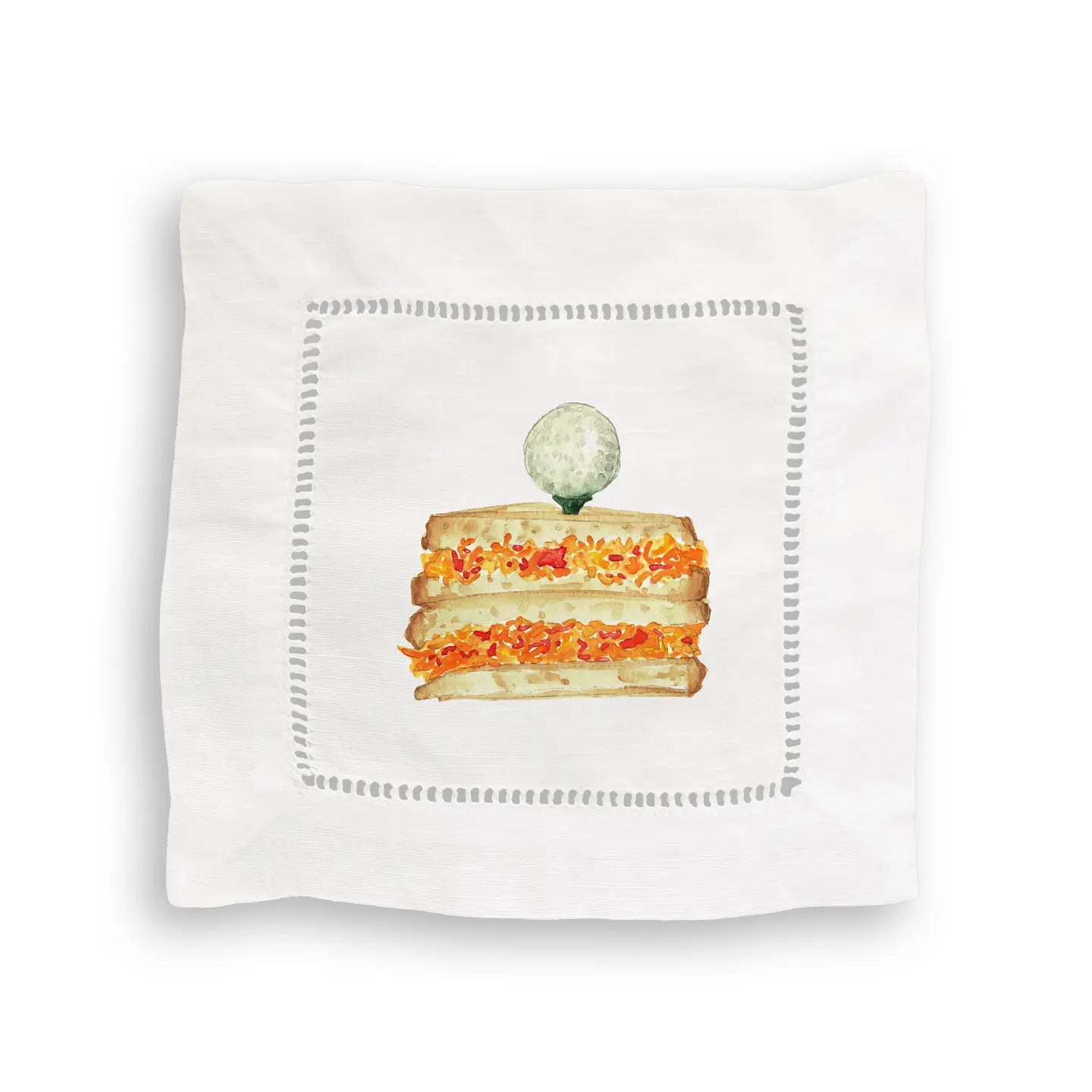 Masters Golf Tournament Augusta Mixed Linen Cocktail Napkin Set