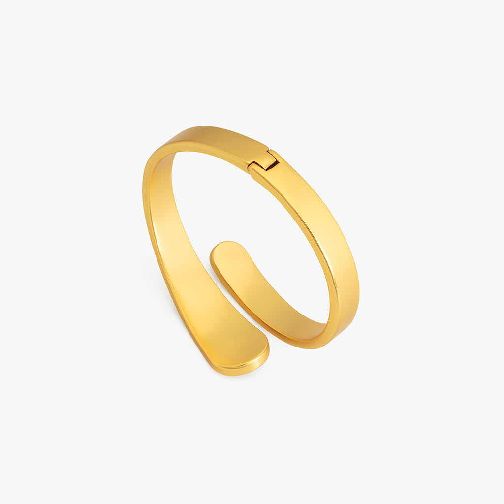 Ari Bezel Hinge Cuff