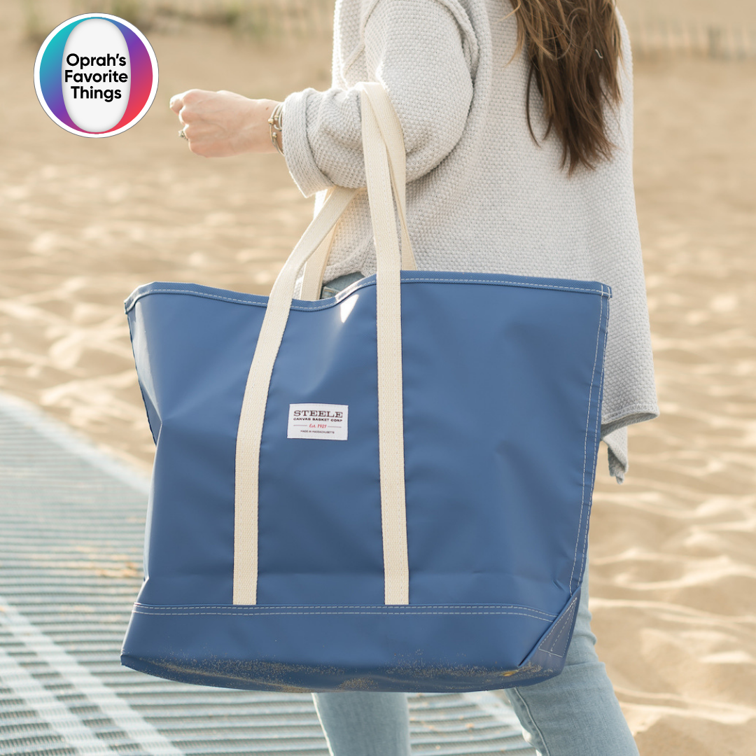 Blue Steeletex Beach Tote