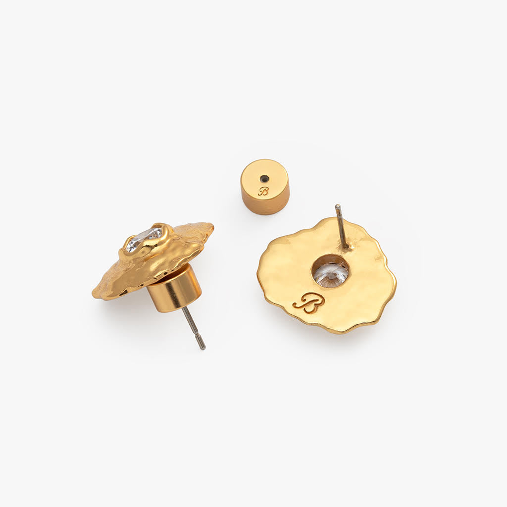 Cannonborough Gold Plated Stud Earring