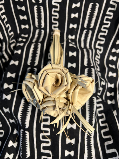 Dried Palmetto Roses  Bouquet of six (6) Charleston Roses Sweetgrass Roses Forever Roses