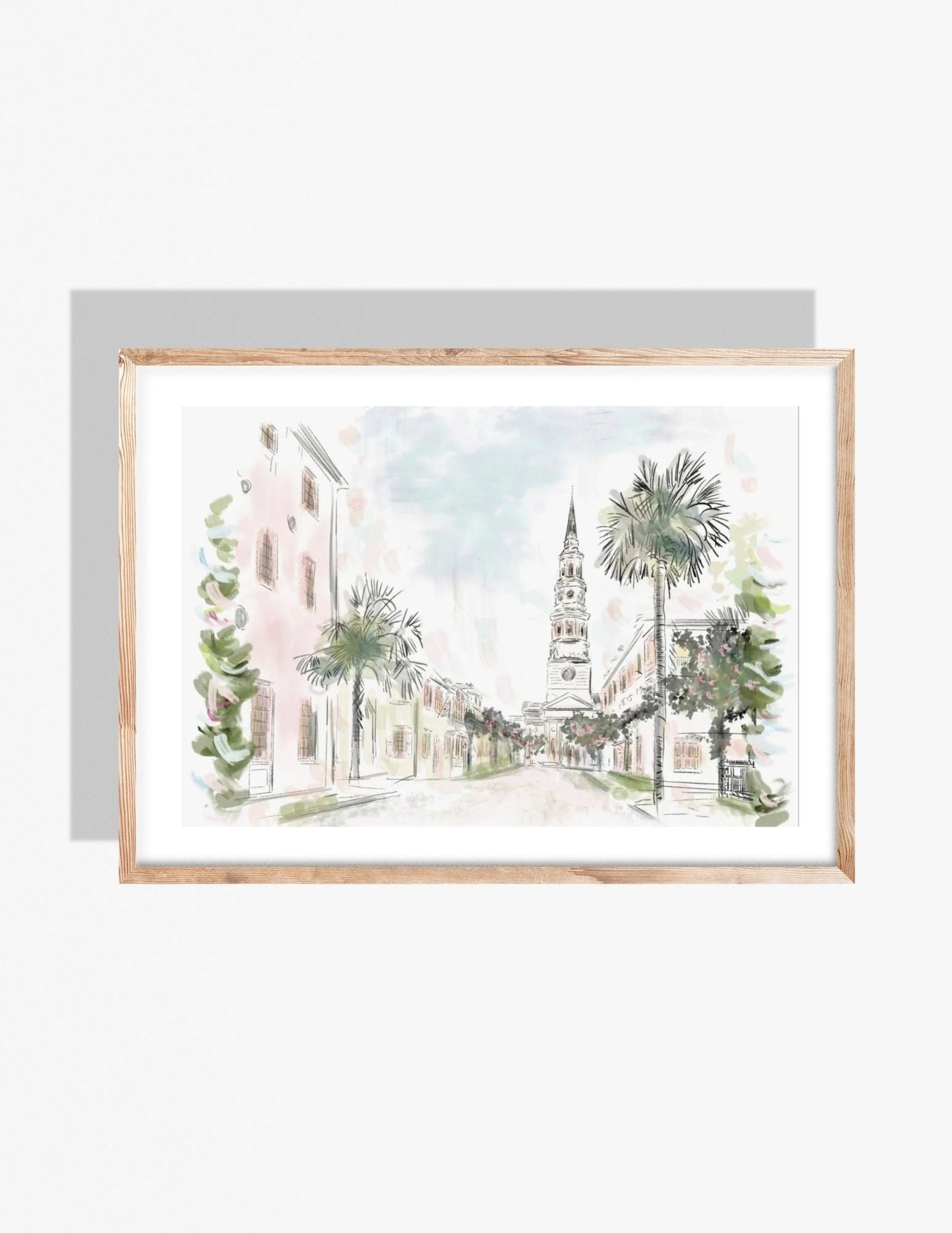 CHURCH ST. - Art Print