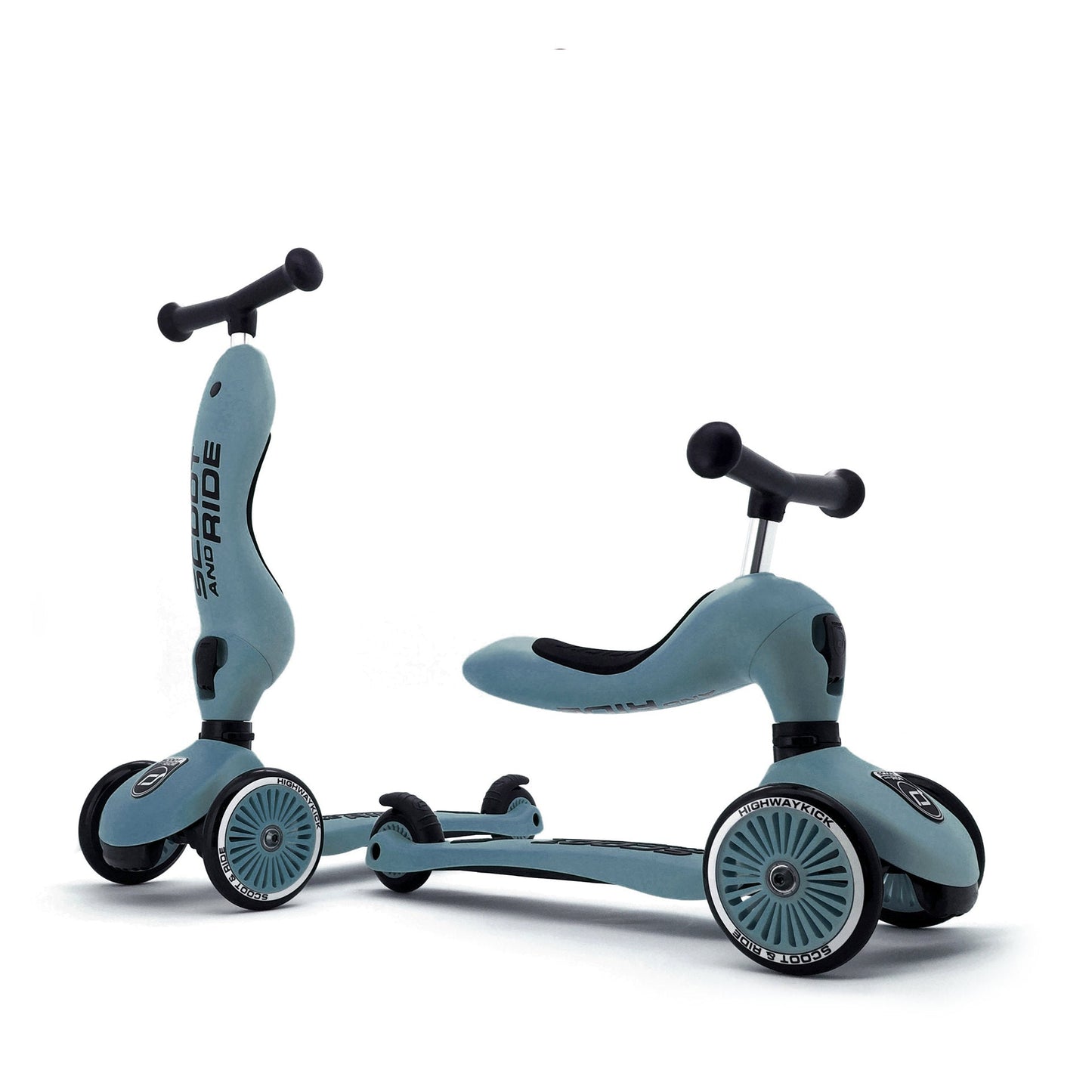 Highwaykick 1 Scooter and Ride On Toy Steel