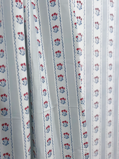 Vertical Marigolds in Sky Wallpaper