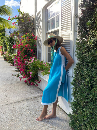 Hollyhock Sun Hat - Wide & Short Light Pink Grosgrain Ribbon