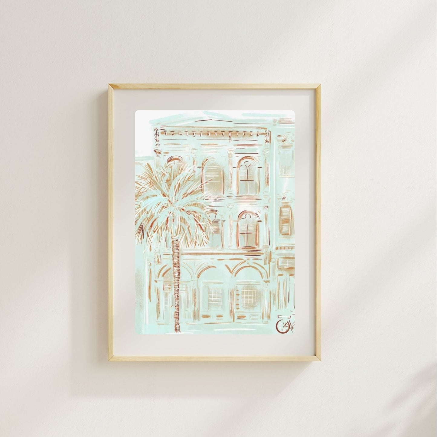 CHARLESTON IN MINT - Art Print