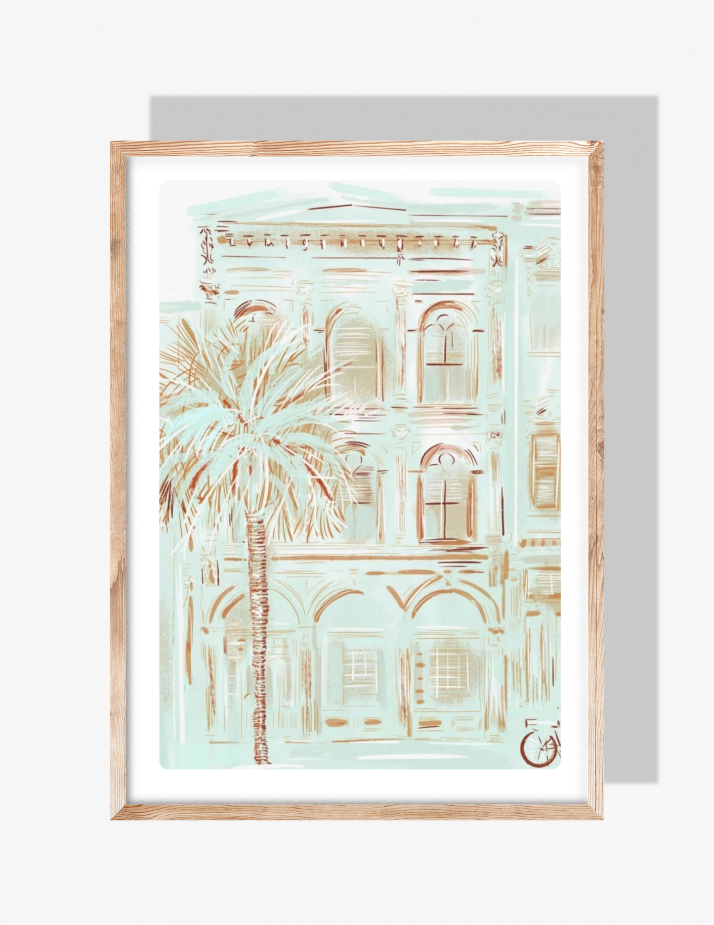 CHARLESTON IN MINT - Art Print