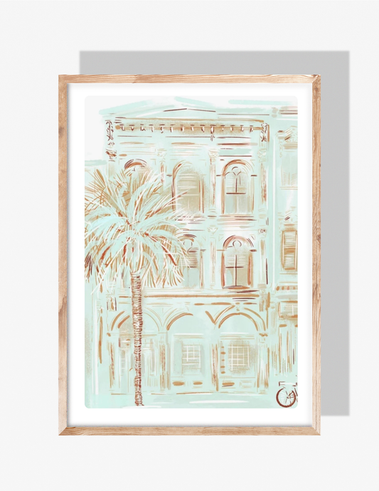 CHARLESTON IN MINT - Art Print