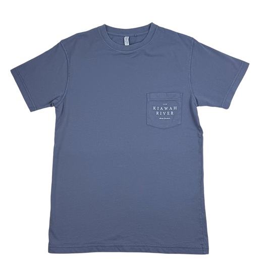 Kiawah River Classics Men's Pocket T-Shirt - Blue Haze