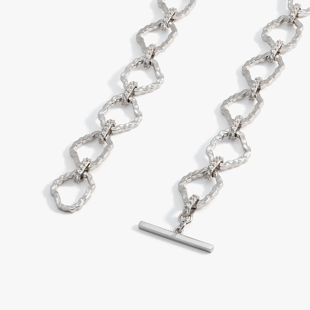 Radcliffeborough Rhodium Plated Bracelet