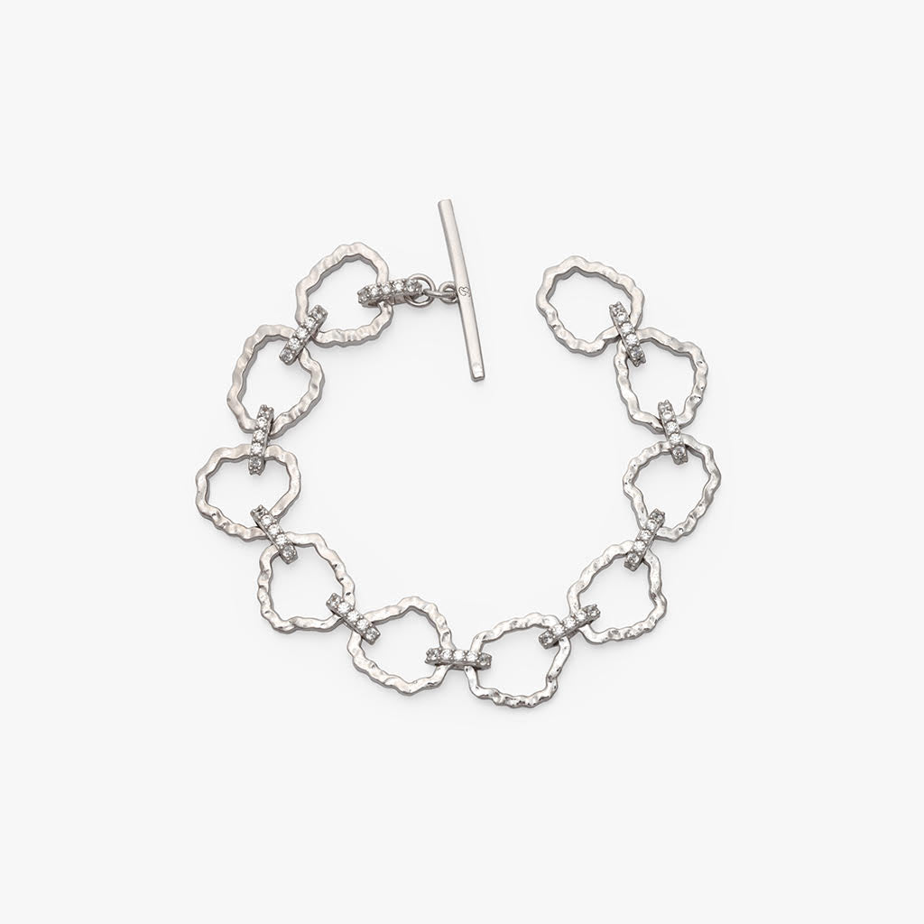 Radcliffeborough Rhodium Plated Bracelet