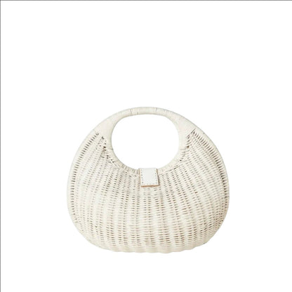 Matilda Woven Wicker Purse