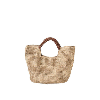 The Opal Woven Raffia Tote