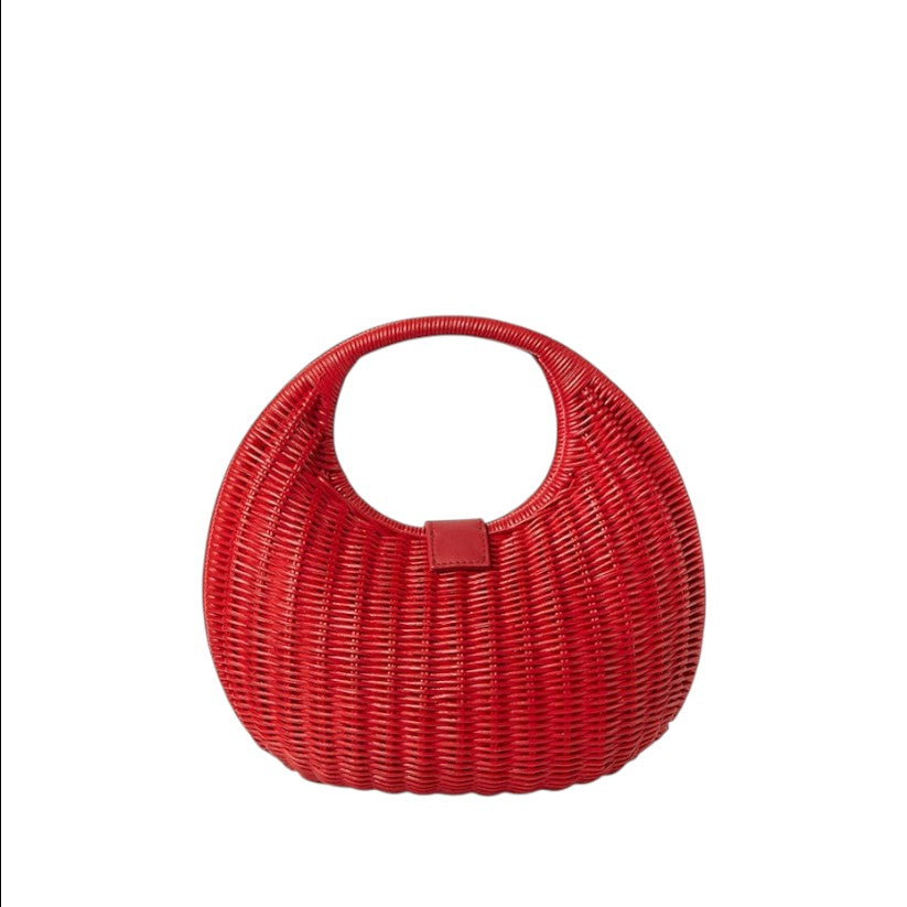 Matilda Woven Wicker Purse