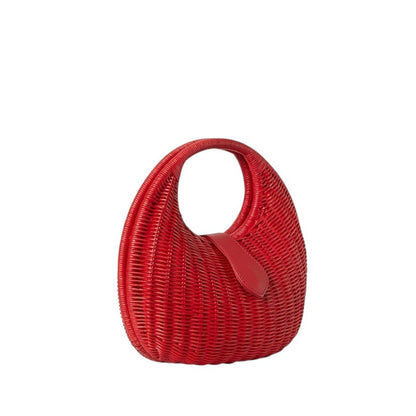 Matilda Woven Wicker Purse