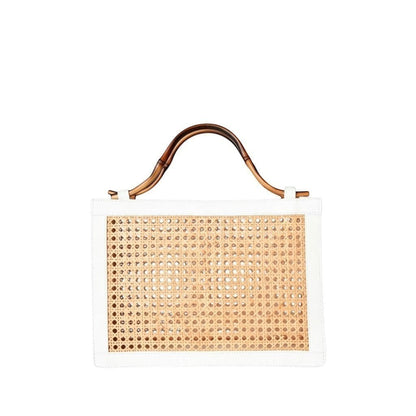 The Reece Wicker Cane Handbag