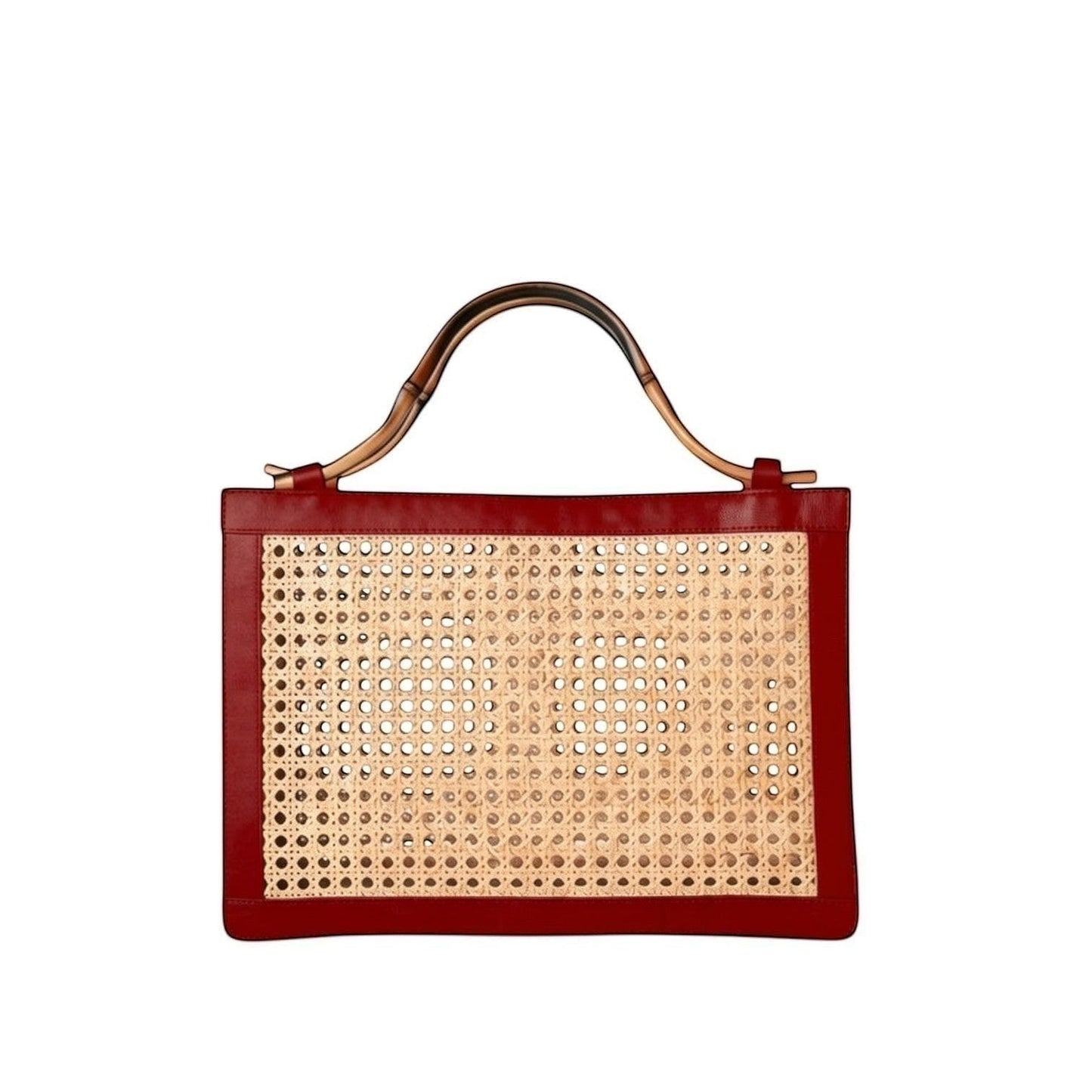 The Reece Wicker Cane Handbag