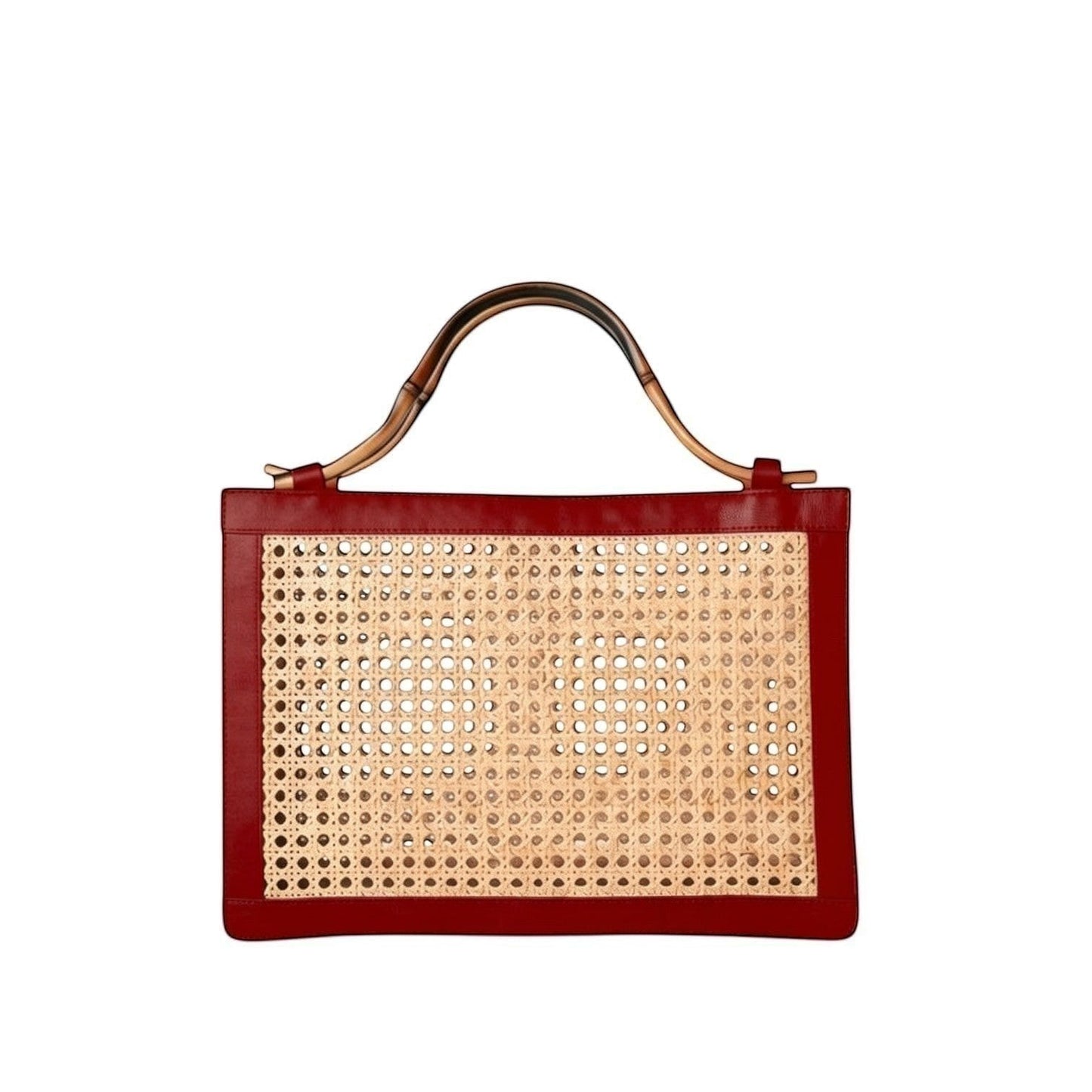 The Reece Wicker Cane Handbag
