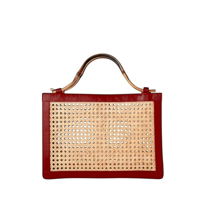The Reece Wicker Cane Handbag