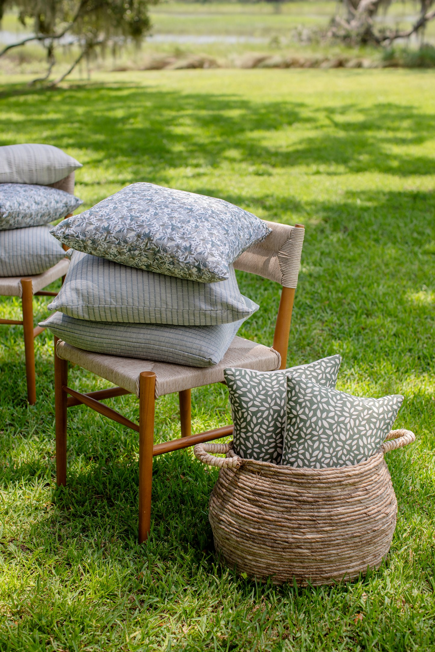 Wadmalaw Pillow in Forest